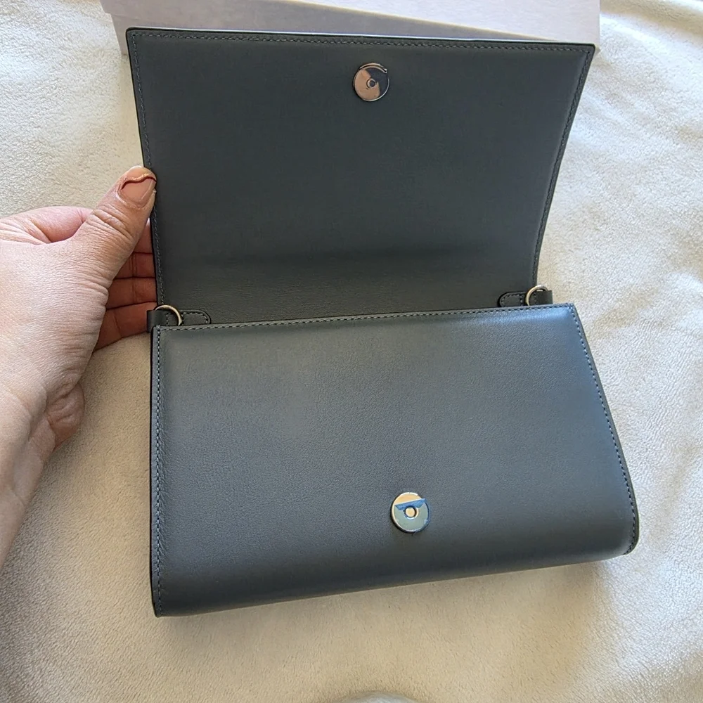 Jimmy Choo Dark Gray Crossbody Bag